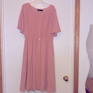 NWOT Blush Flowy Dress